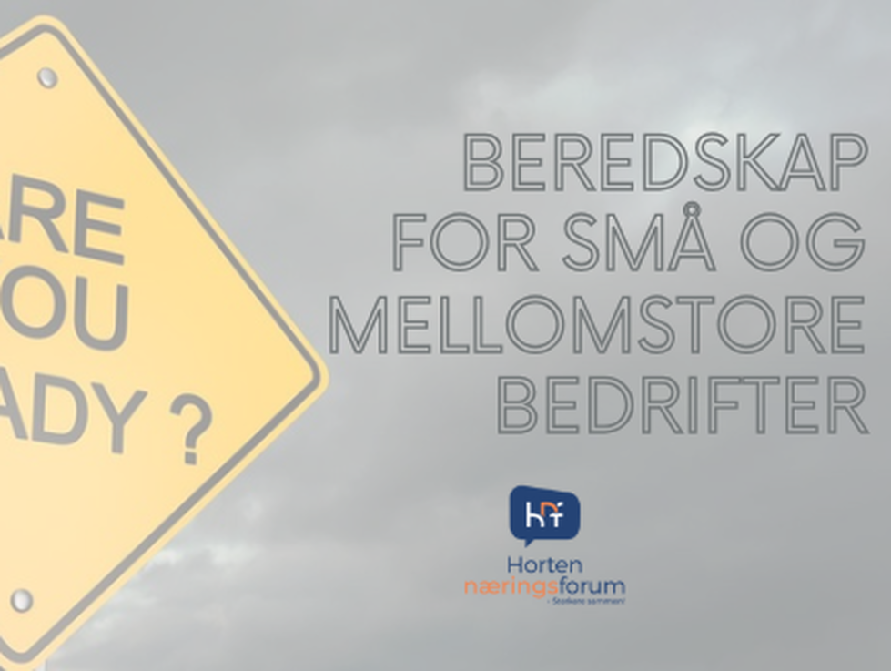 Næringsfrokost september: Beredskap for små og mellomstore bedrifter